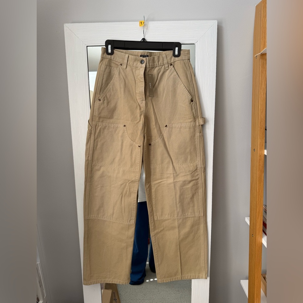 NWT J. Crew Cargo Bubble Pants in Khaki Tan